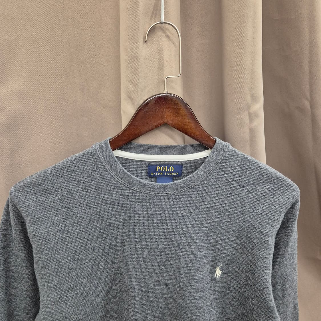 폴로 랄프로렌 와플 롱 슬리브 S 상품이미지2