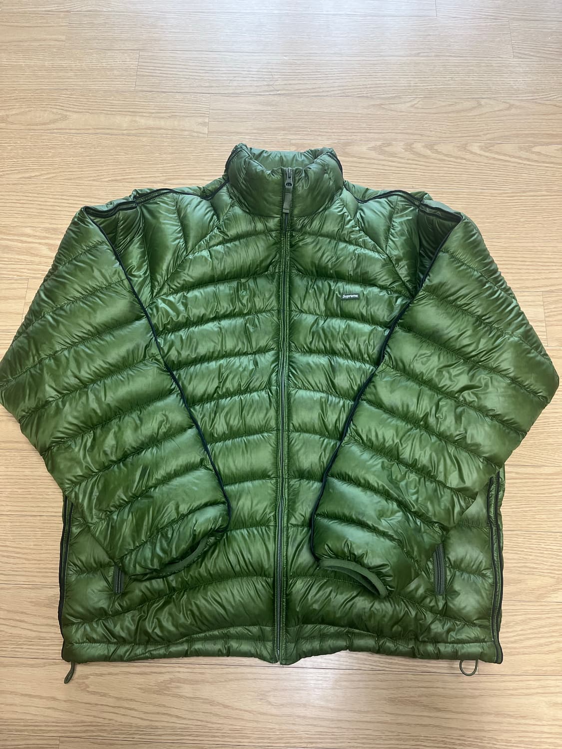 [L] 24 슈프림 마이크로 다운 자켓 올리브 상품이미지5