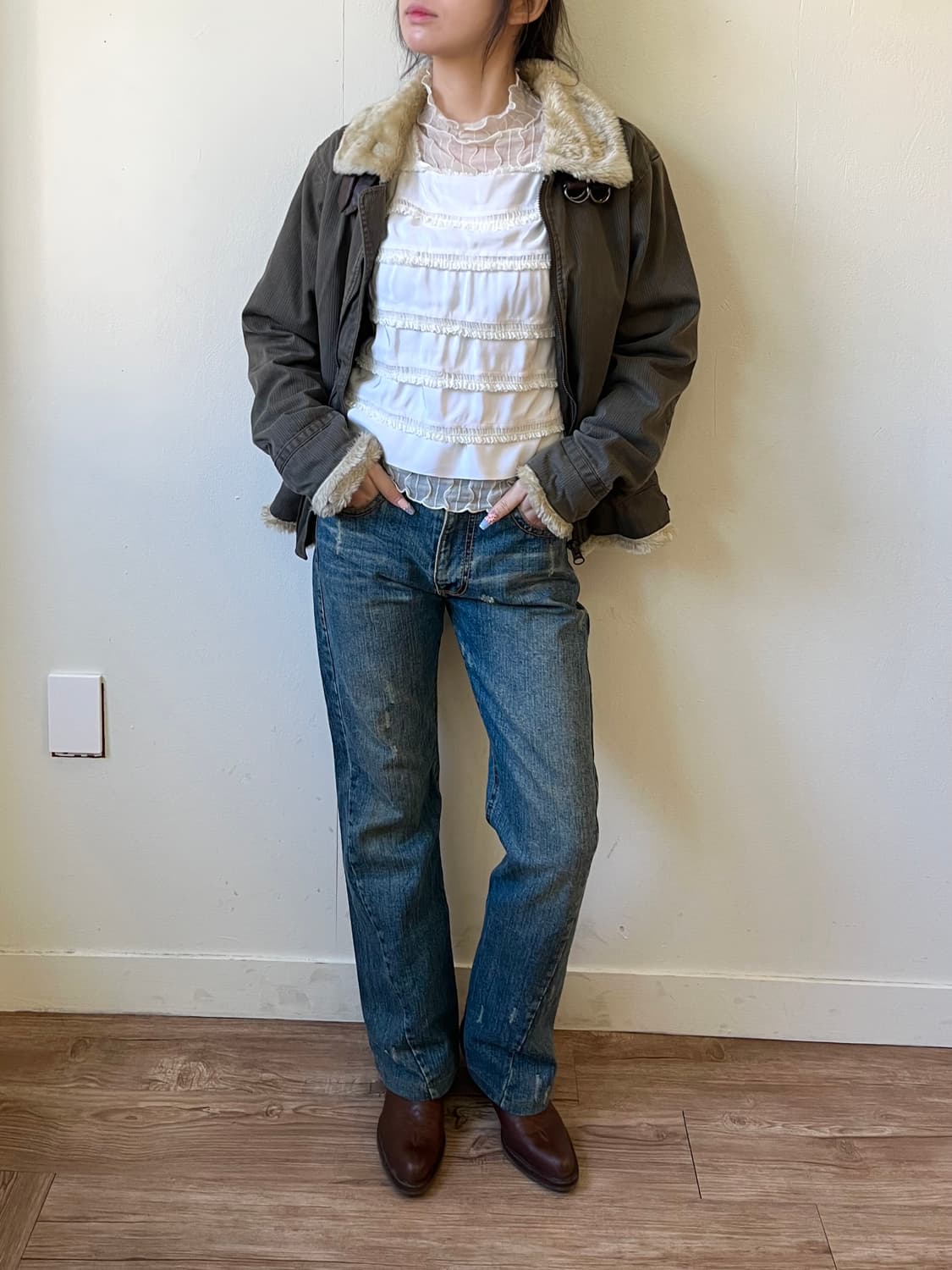 JUNGLE STORM 무스탕 자켓 상품이미지6