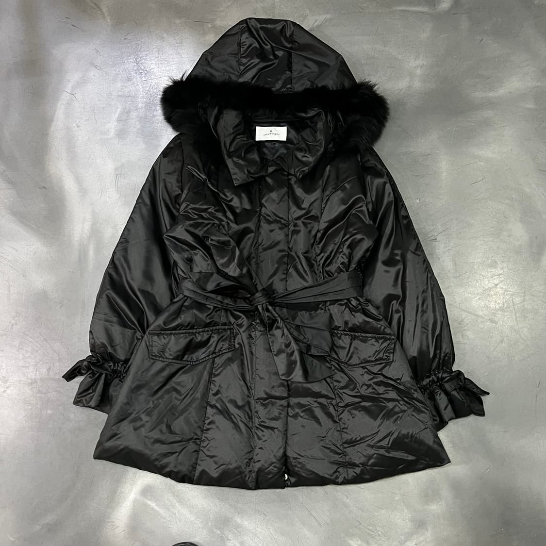  꾸레쥬 리본 디테일 패딩 y14517 상품이미지1