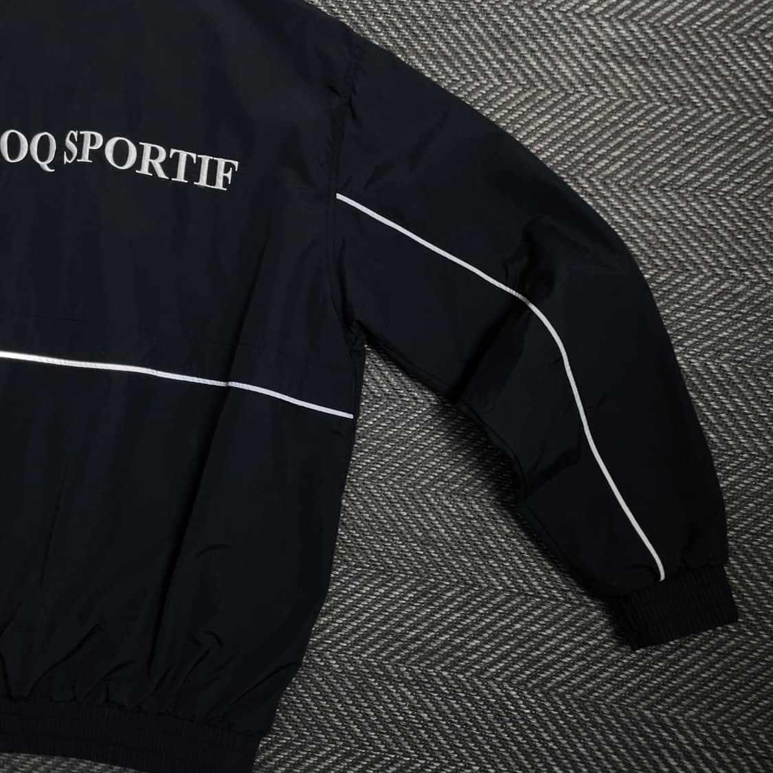 르꼬끄 빅로고 박시핏 우븐 바람막이 자켓o 4777 상품이미지4