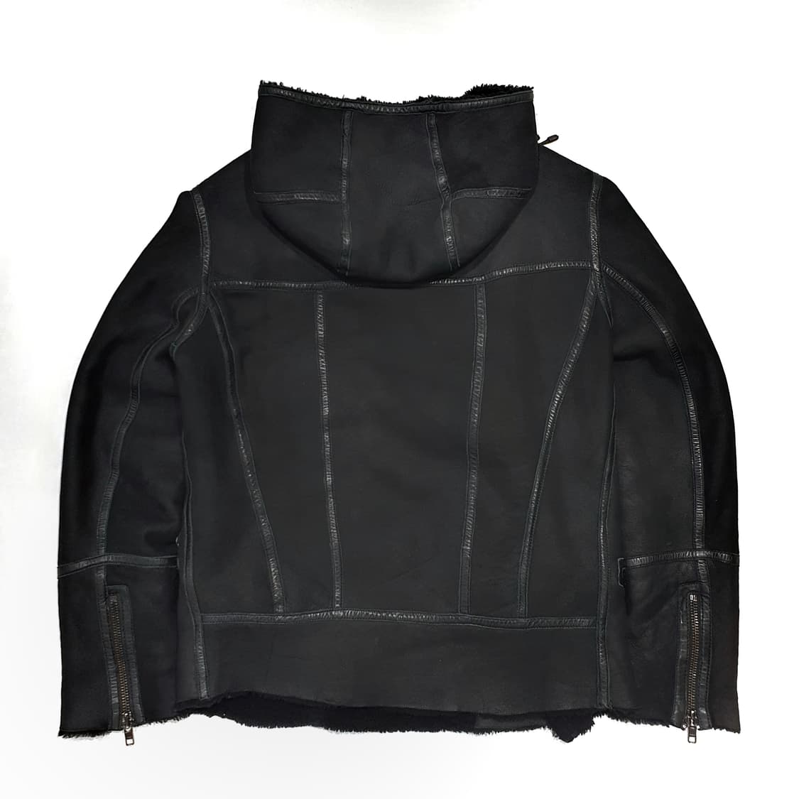 올세인츠 올세인트 후드 무스탕 라이더 자켓 xl 100~105 상품이미지3