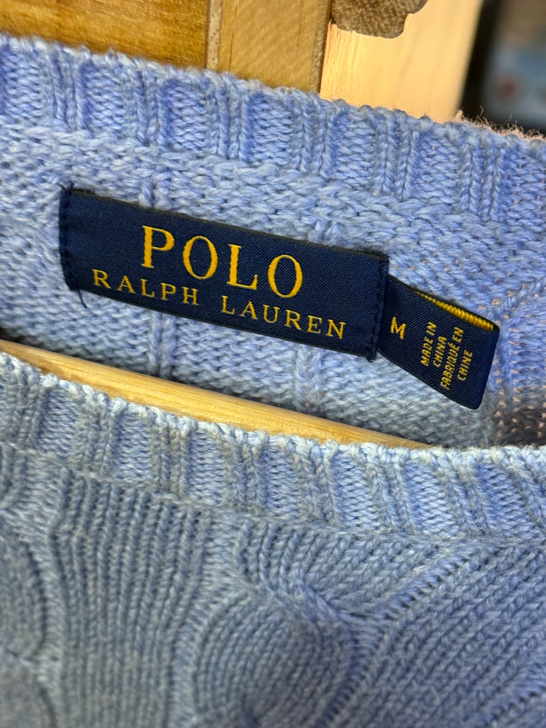 폴로 랄프로렌 네이비포니 소라 니트 상품이미지2