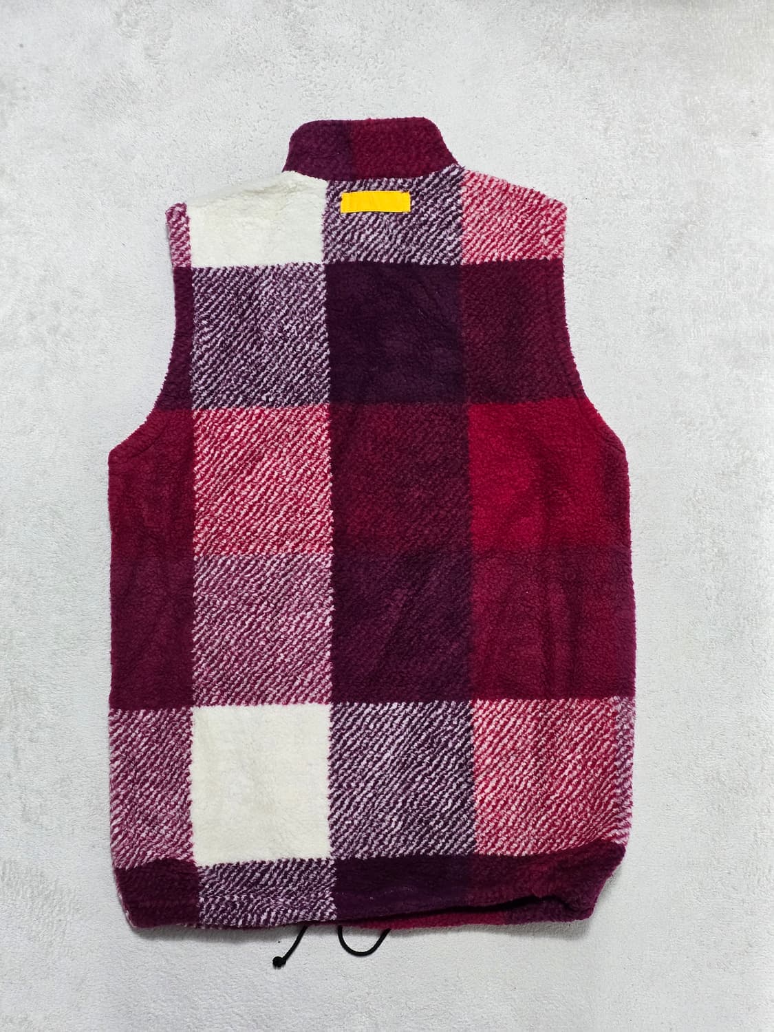 데상트 빈티지 체크 플리스 조끼 100 상품이미지4