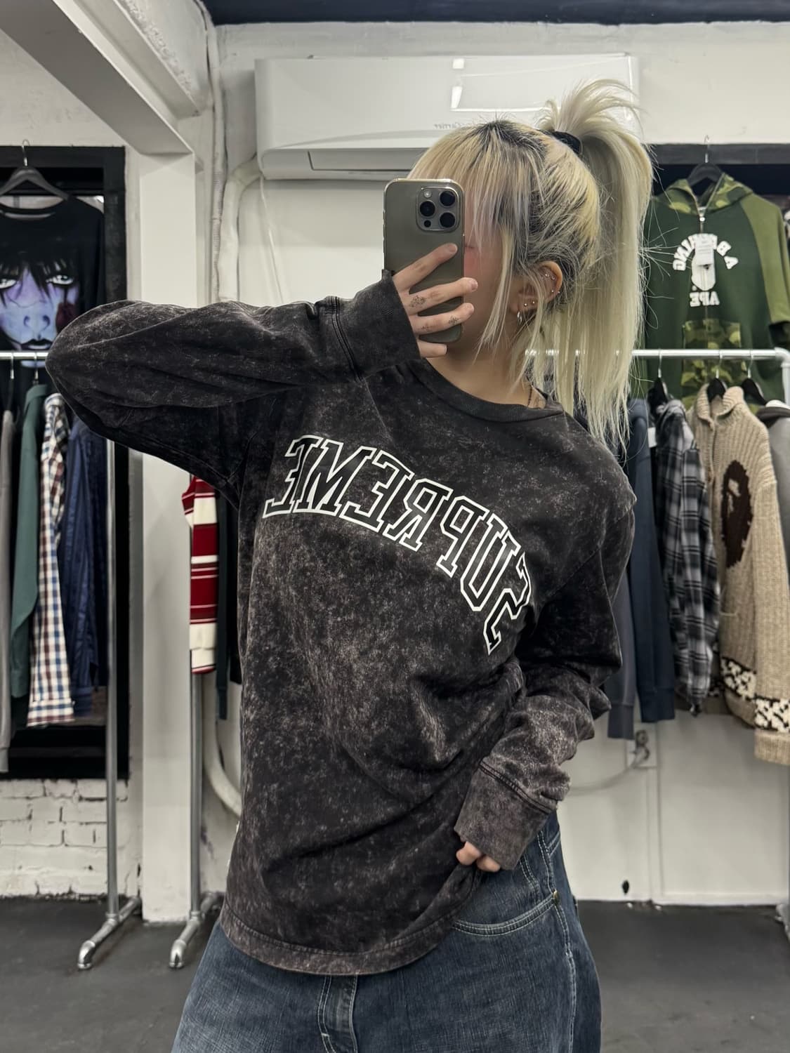 슈프림 애시드 롱슬리브 상품이미지1