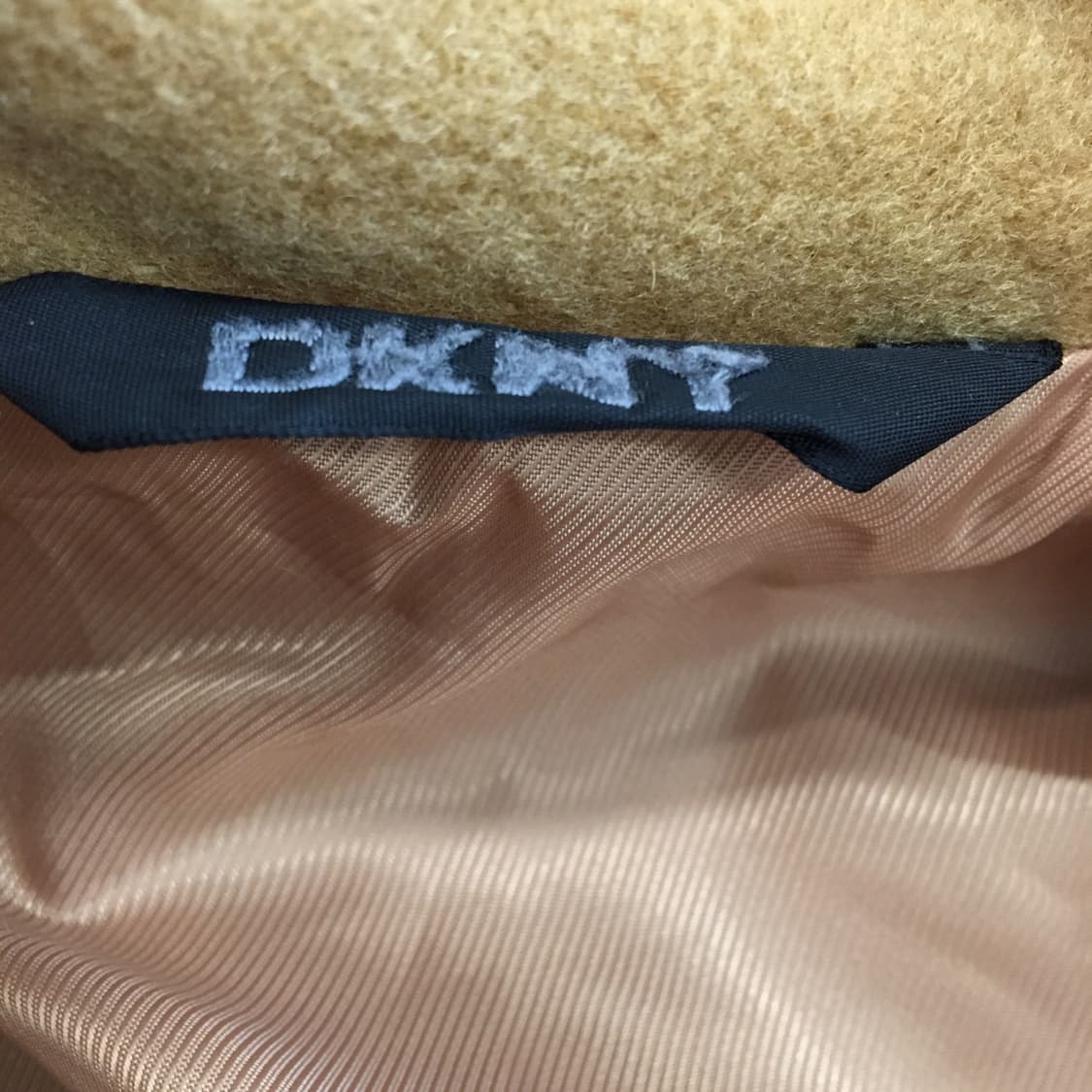 DKNY 울 100% 더블 카멜코트 100  상품이미지5