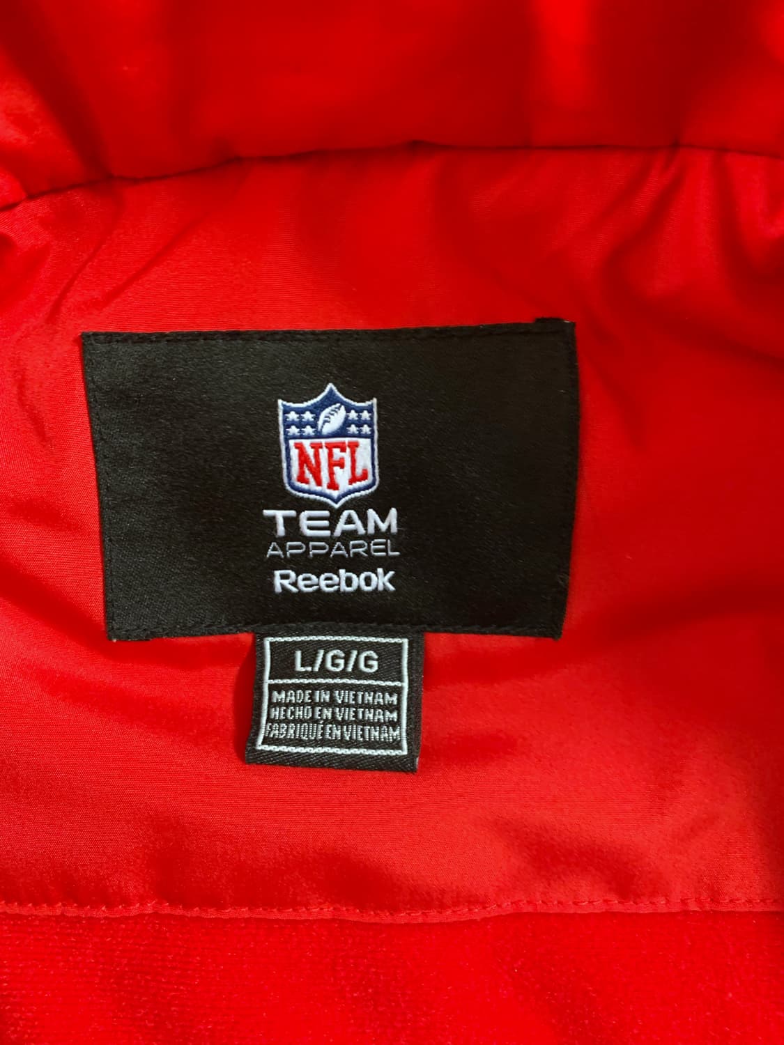 리복 NFL 뉴잉글랜드 패츠 빅로고점퍼 사이즈 105 상품이미지7