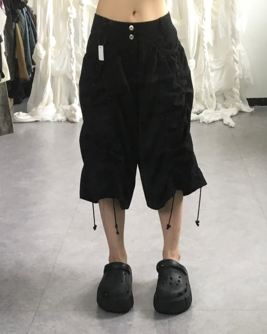 Peace now shirring point half pants 상품이미지8