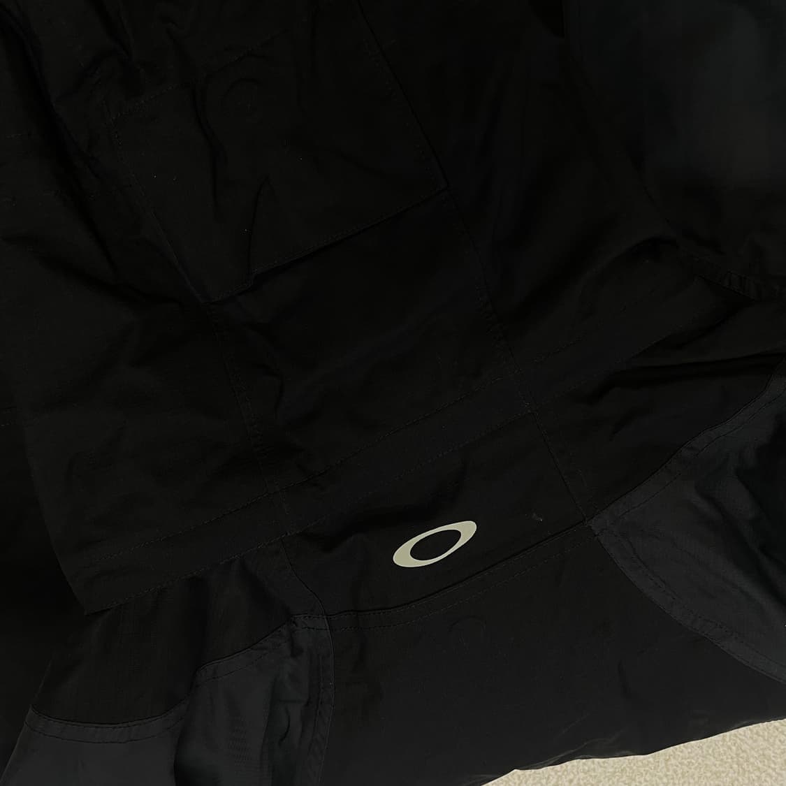 오클리 Oakley 00s 아카이브 써클 로고 후드 점퍼 자켓 블랙  상품이미지4