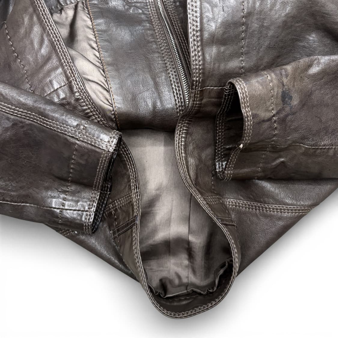 휴고 보스 램 레더 자켓 상품이미지7