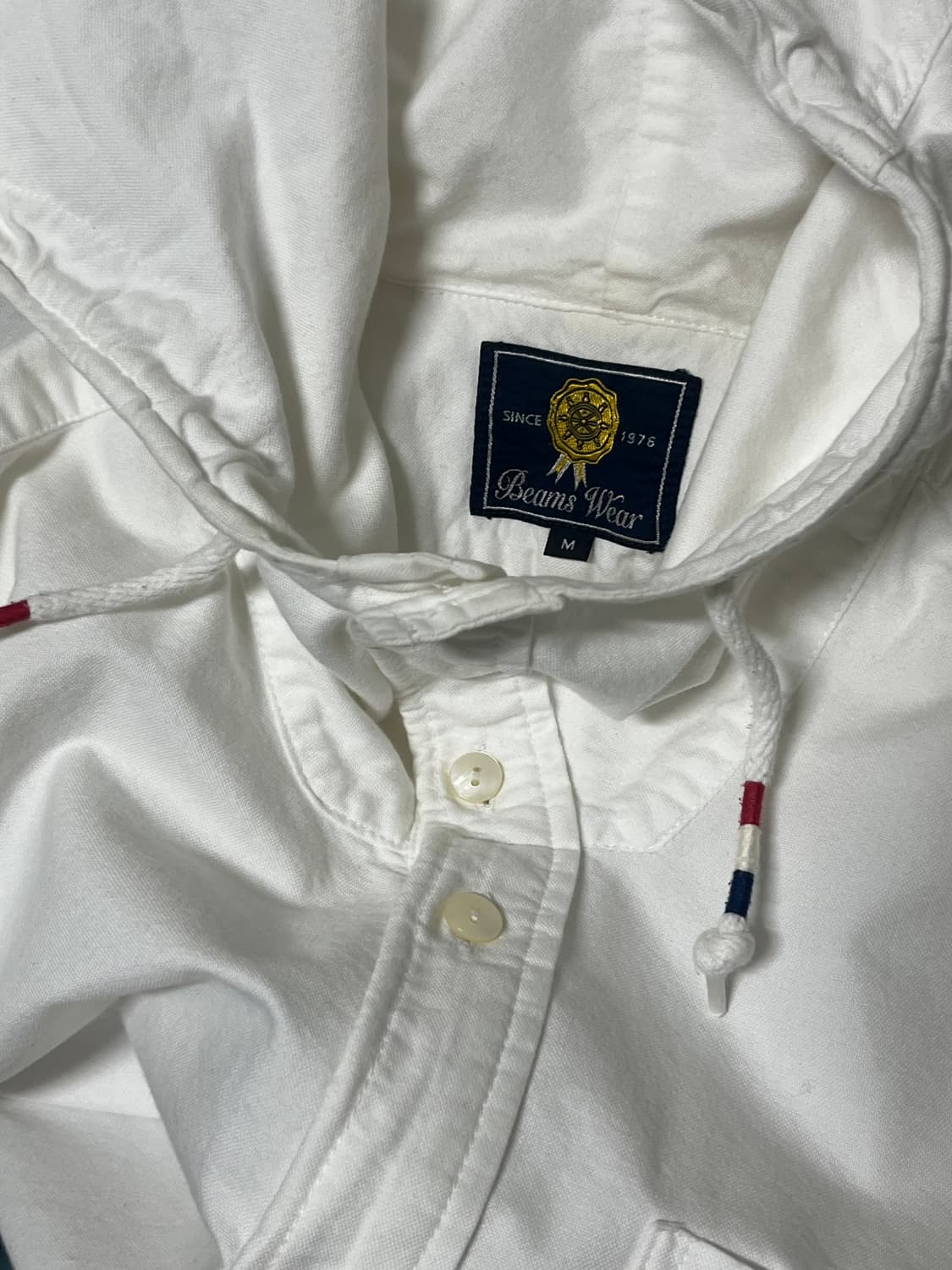빔즈 화이트 후드 와이어 셔츠 상품이미지4