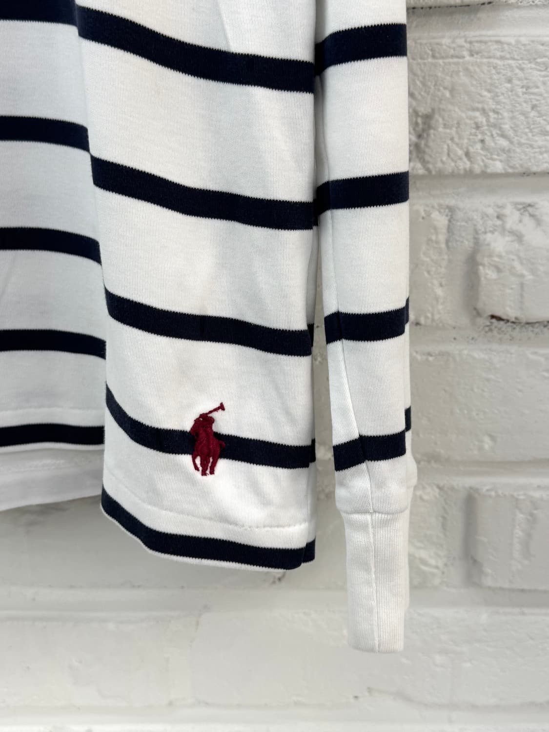 폴로 블랙화이트 스트라이프 롱슬리브 상품이미지5