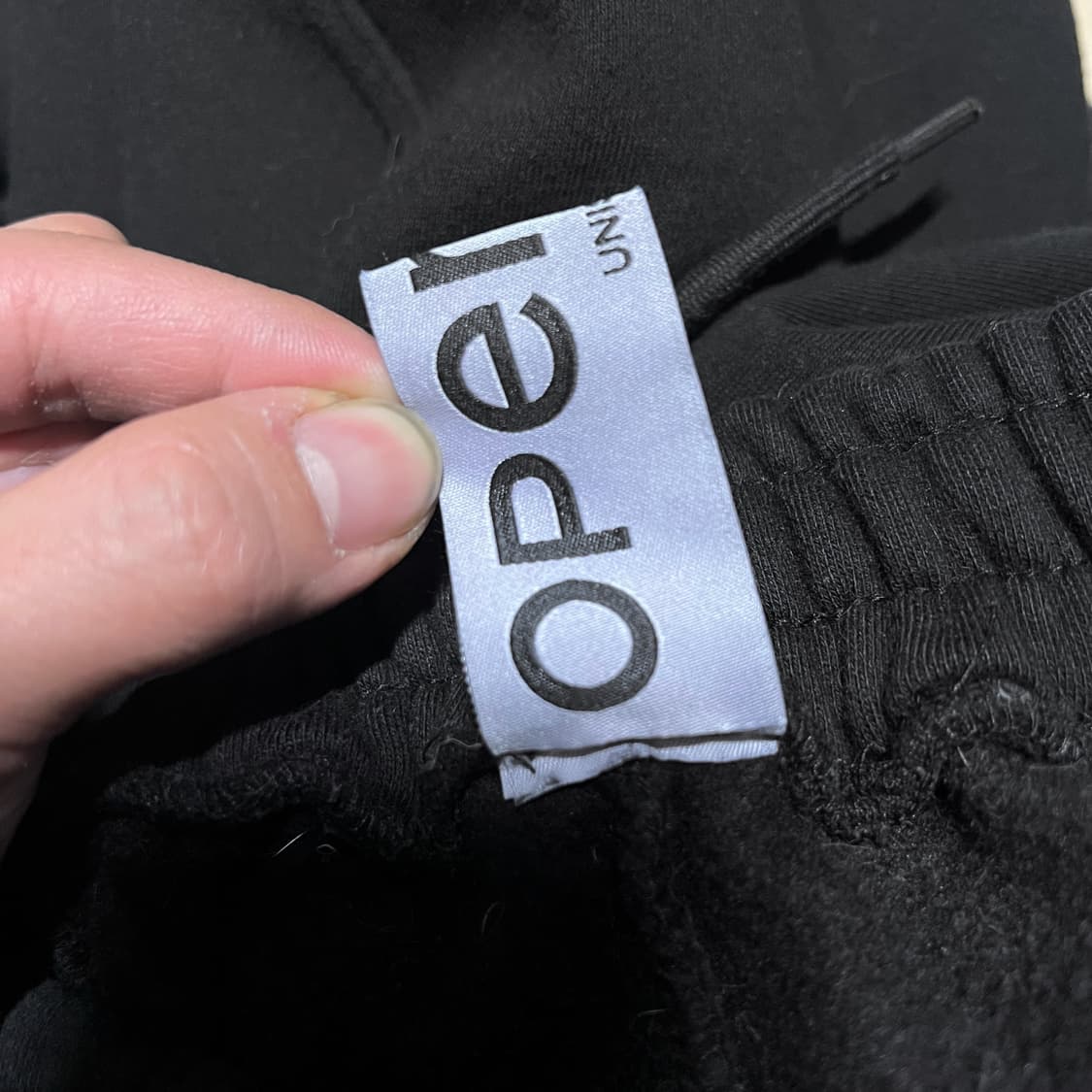 OPEN Yy 오픈와이와이 아가일 와이드 스웻 팬츠 상품이미지6