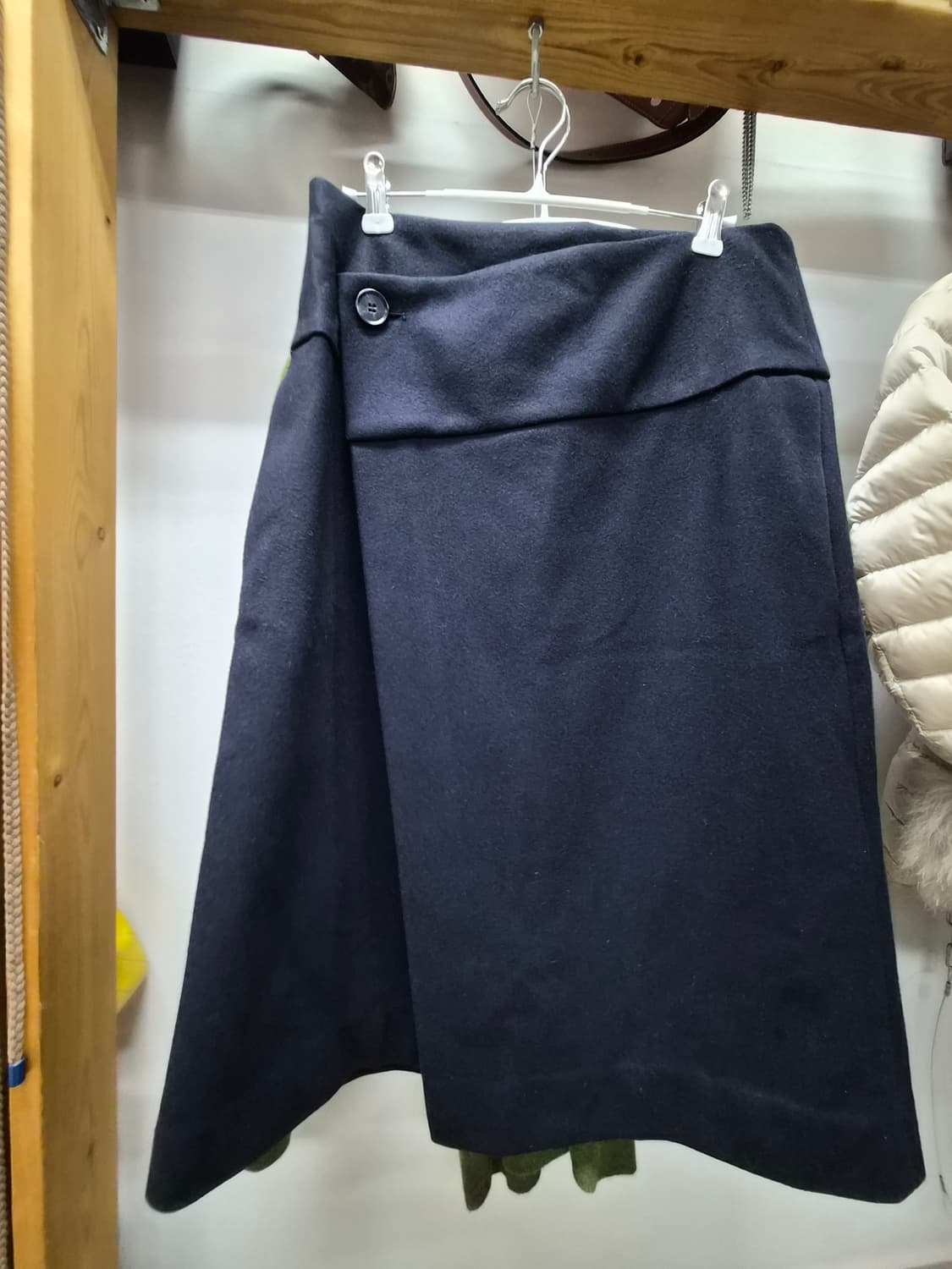 zucca 앙고라 캐시울 나그랑롱니트. 코스울 랩스커트 상품이미지7