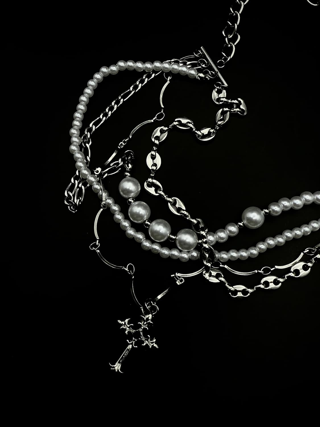 pcr053 twisted pearl necklace 상품이미지6