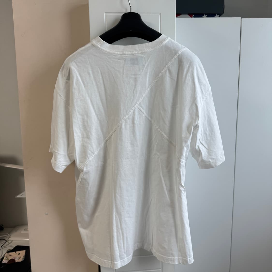 웨이비니스 레터링 반팔 티셔츠 화이트 2 상품이미지3