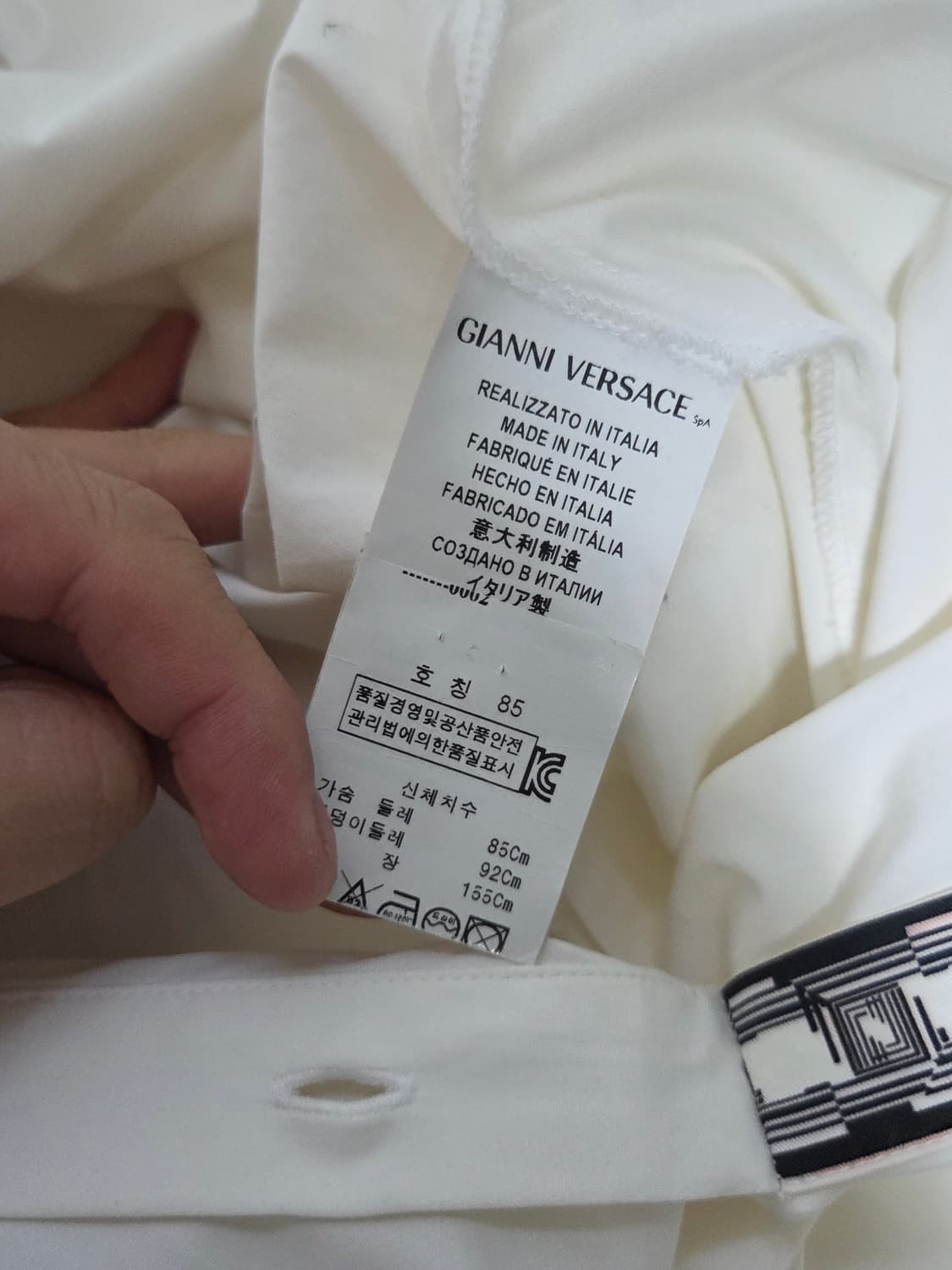 (정품) [베르수스 베르사체] 비대칭 바로크 패널 롱 셔츠 | 00128 상품이미지4