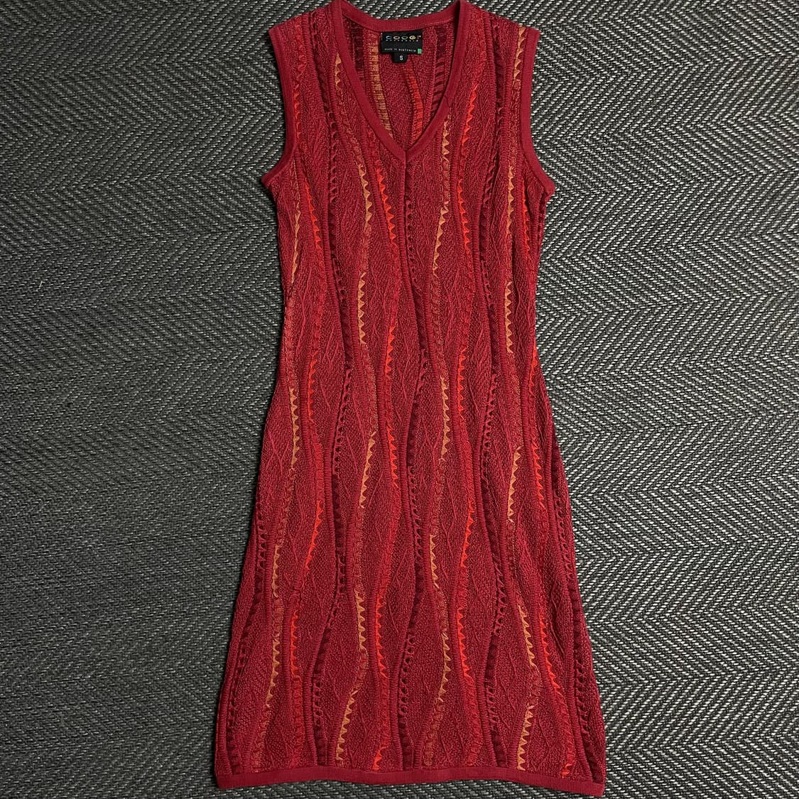 90s Coogi 올드스쿨 케이블 니트 원피스y 5114 상품이미지2