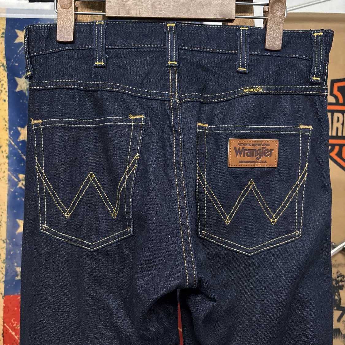 00s 랭글러 재팬라인 빅W 포켓 라이트코튼 데님팬츠 N1200    상품이미지5