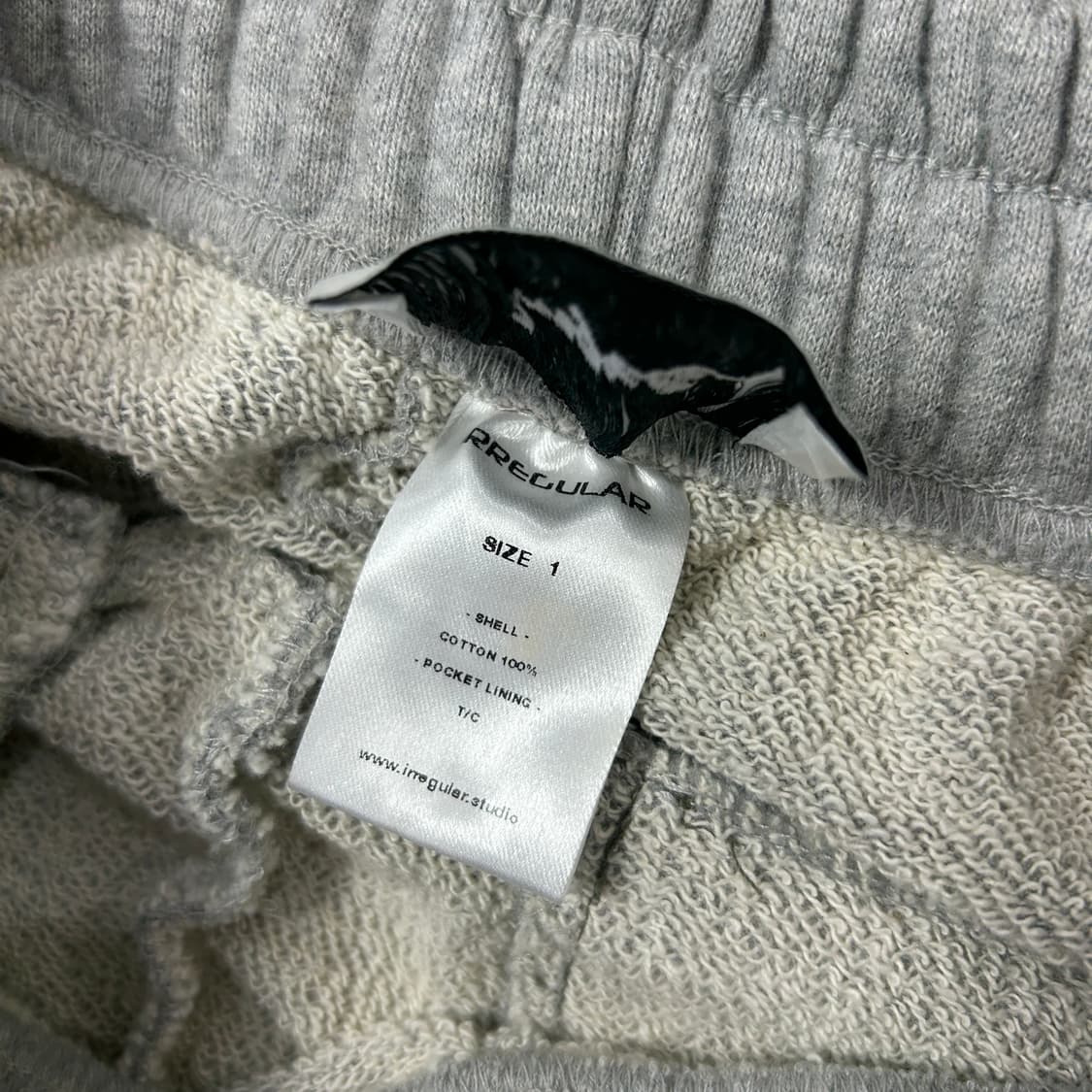 이레귤러 스트링 스웻팬츠(1) 상품이미지3