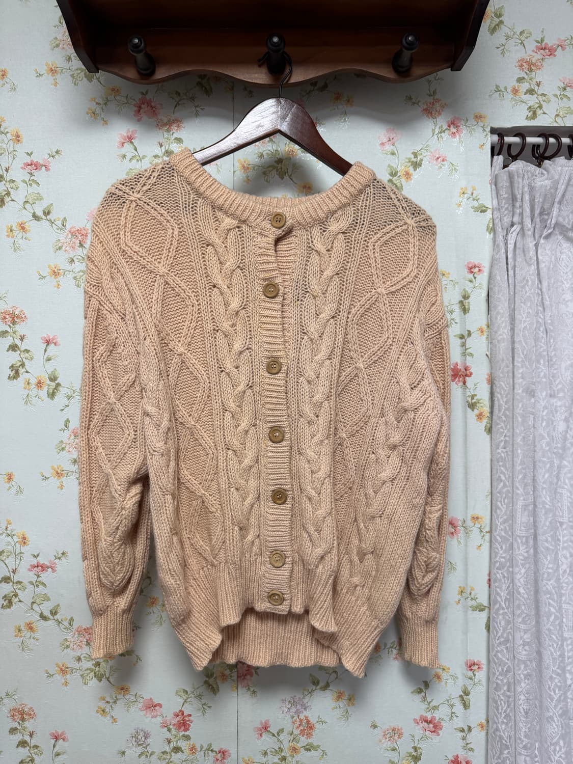 꽈배기 니트 가디건 상품이미지1