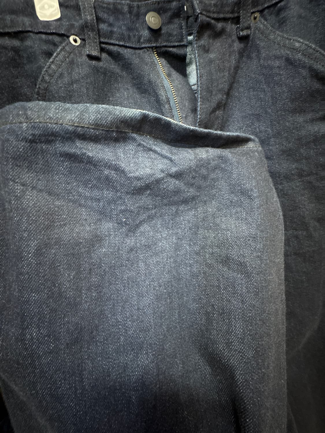 해칭룸 와이드 커브진 인디고 2사이즈 상품이미지2