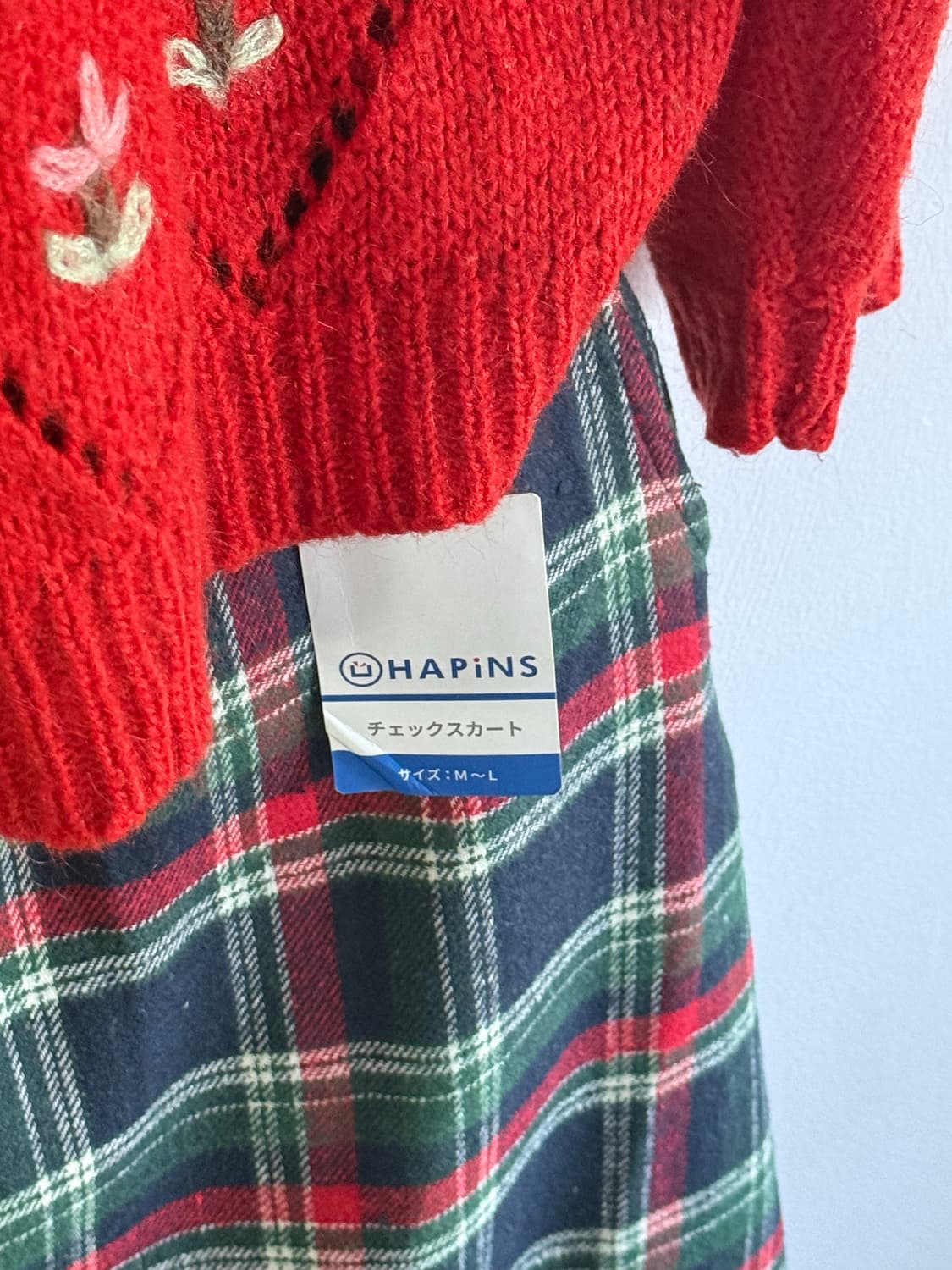 일본 체크스커트 새상품♥️ 상품이미지5