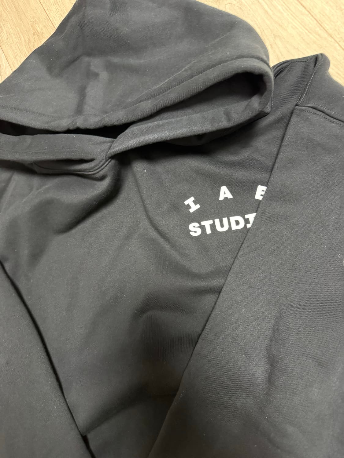 [XXL] 아이앱 스튜디오 후드티 블랙 상품이미지1