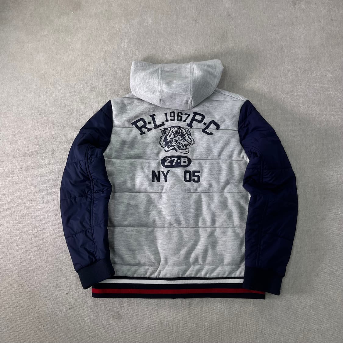 W95 폴로 랄프로렌 투톤 패디드 후드집업 상품이미지2