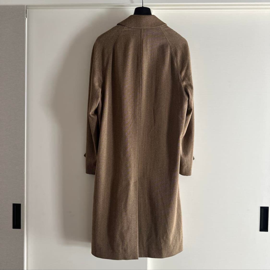 브룩스 브라더스 X 로로피아나 브라운 래글런 코트 상품이미지7