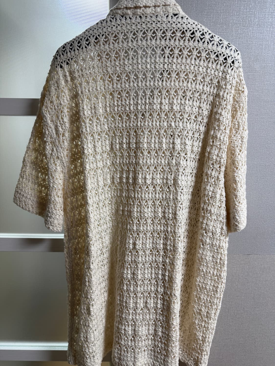 자라 크로셰 반팔 셔츠 XL 상품이미지2