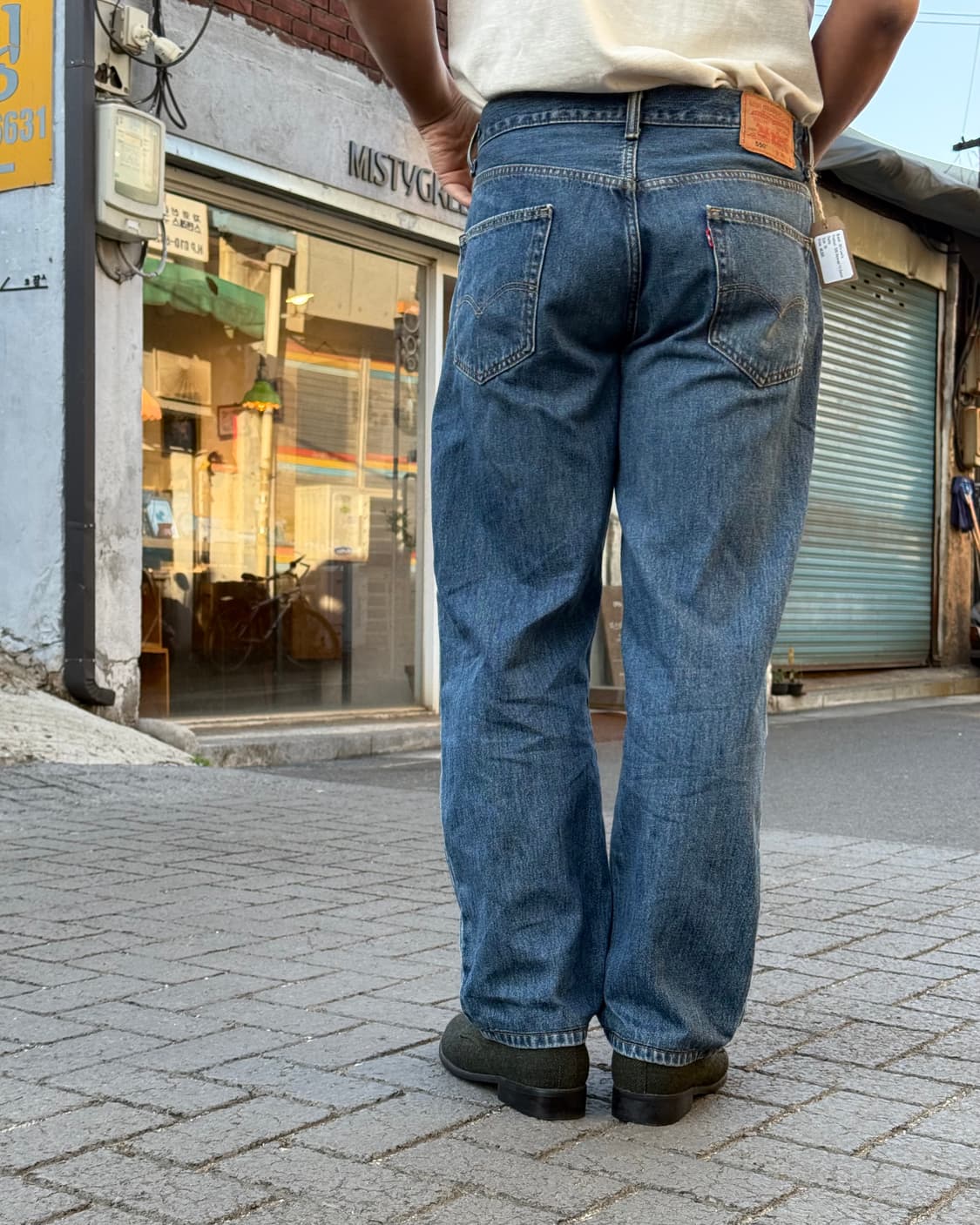 00‘s 리바이스 550 릴렉스핏  데님 팬츠 36 상품이미지9