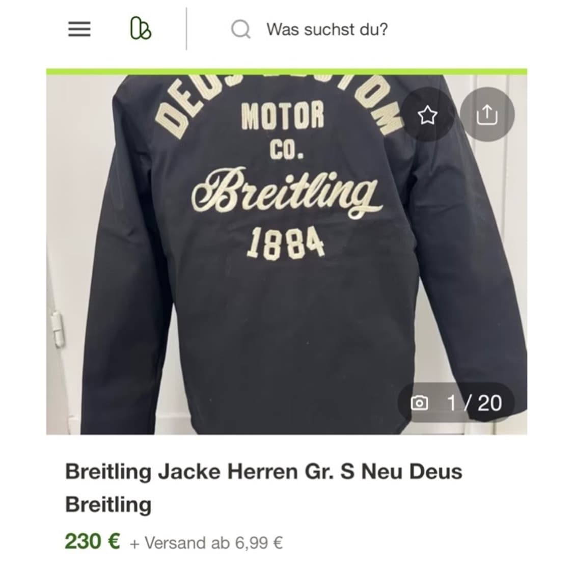 데우스 엑스 마키나 x 브라이틀링 로고 코치 자켓 상품이미지2