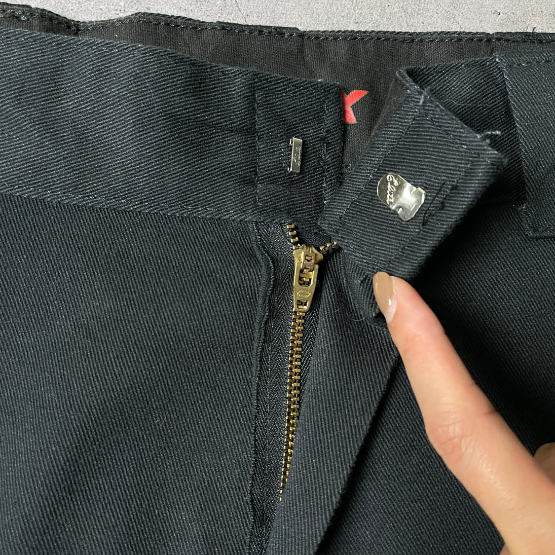DICKIES 디키즈874 FLEX 블랙 워크 팬츠 A00963 상품이미지3