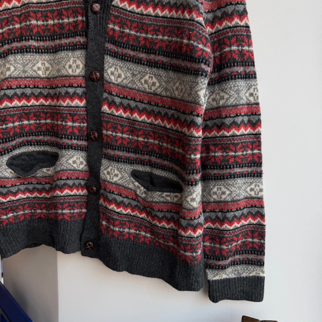 빔즈 페어아일 스웨터 가디건 상품이미지2