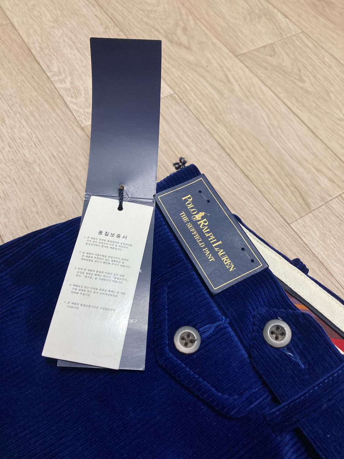 폴로 코듀로이 서필드 팬츠 34 판매 상품이미지2