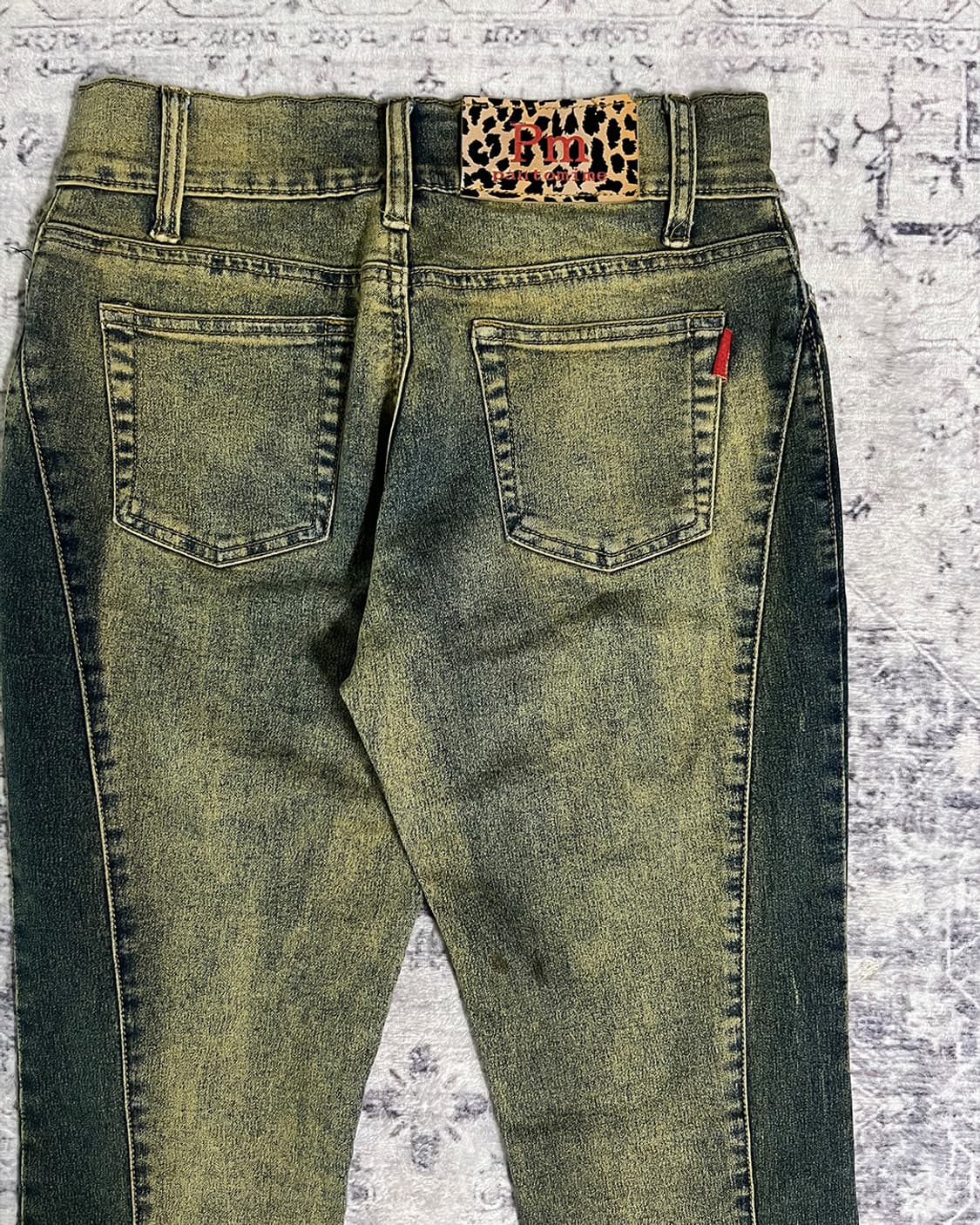00's Vintage Wash Cubic Bootcut Denim 상품이미지9