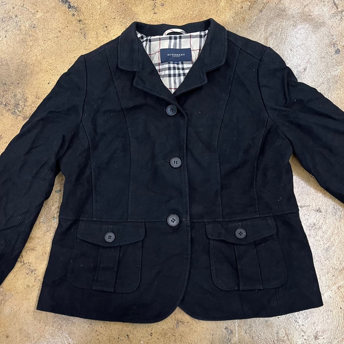 [정품/46] 버버리 블랙 자켓 b10 상품이미지3