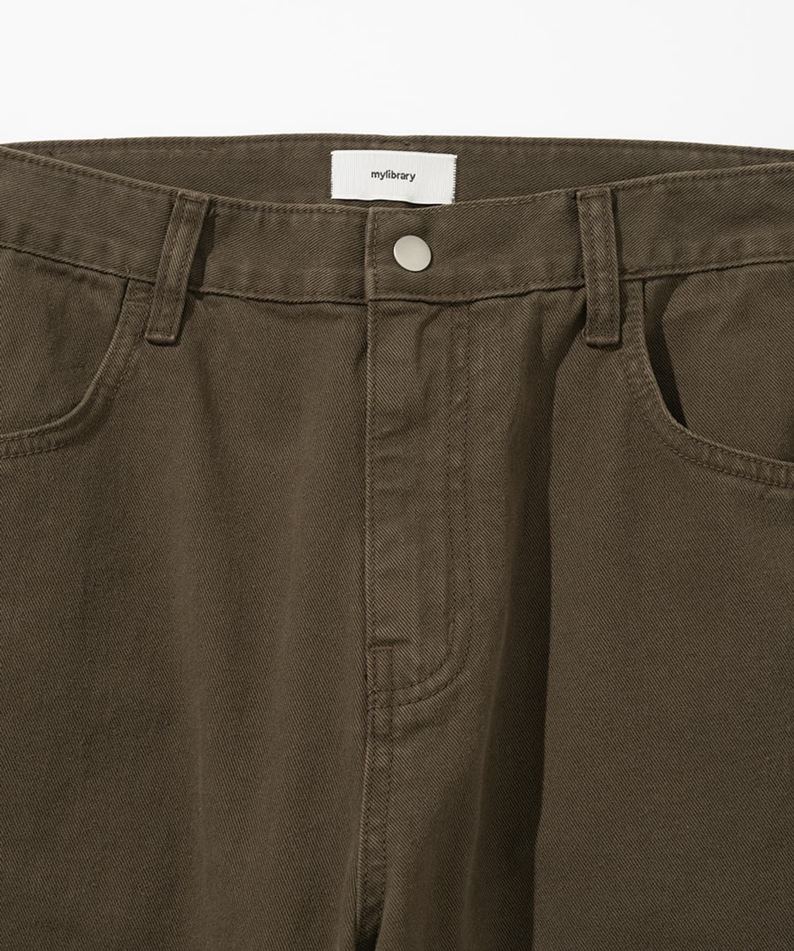 마이라이브러리 가먼츠 다이드 팬츠 104 브라운 m사이즈 상품이미지3