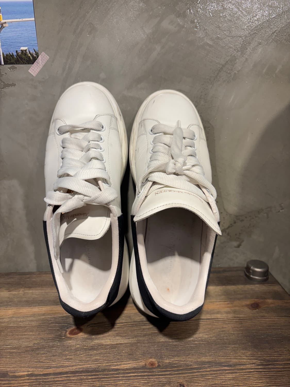 알렉산더맥퀸 오버솔 흰검 상품이미지7