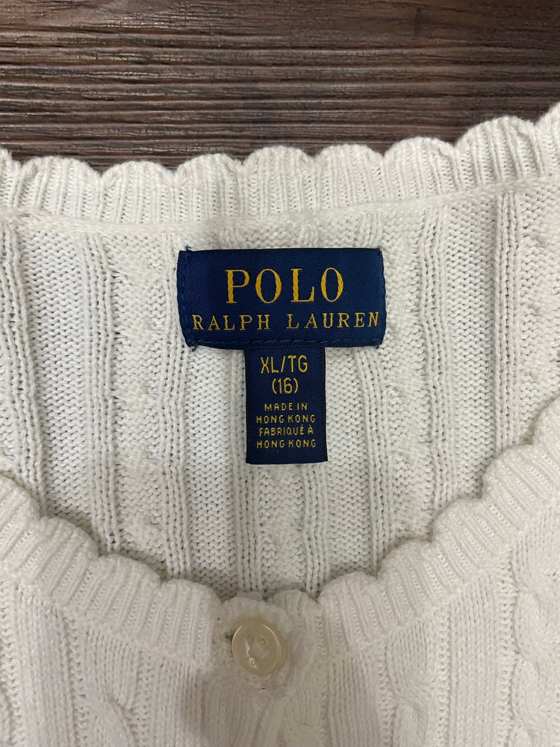 폴로 랄프로렌 케이블 코튼 니트 가디건  상품이미지6