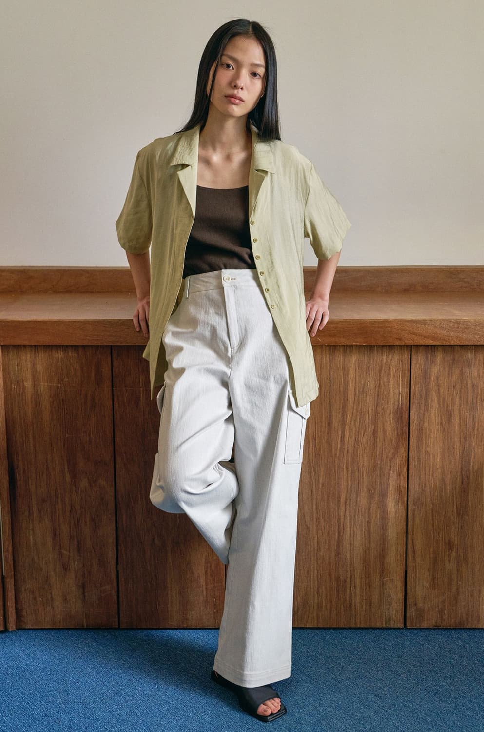 💰~7pm💰 오브서울 Hidden open shirts LK 상품이미지2