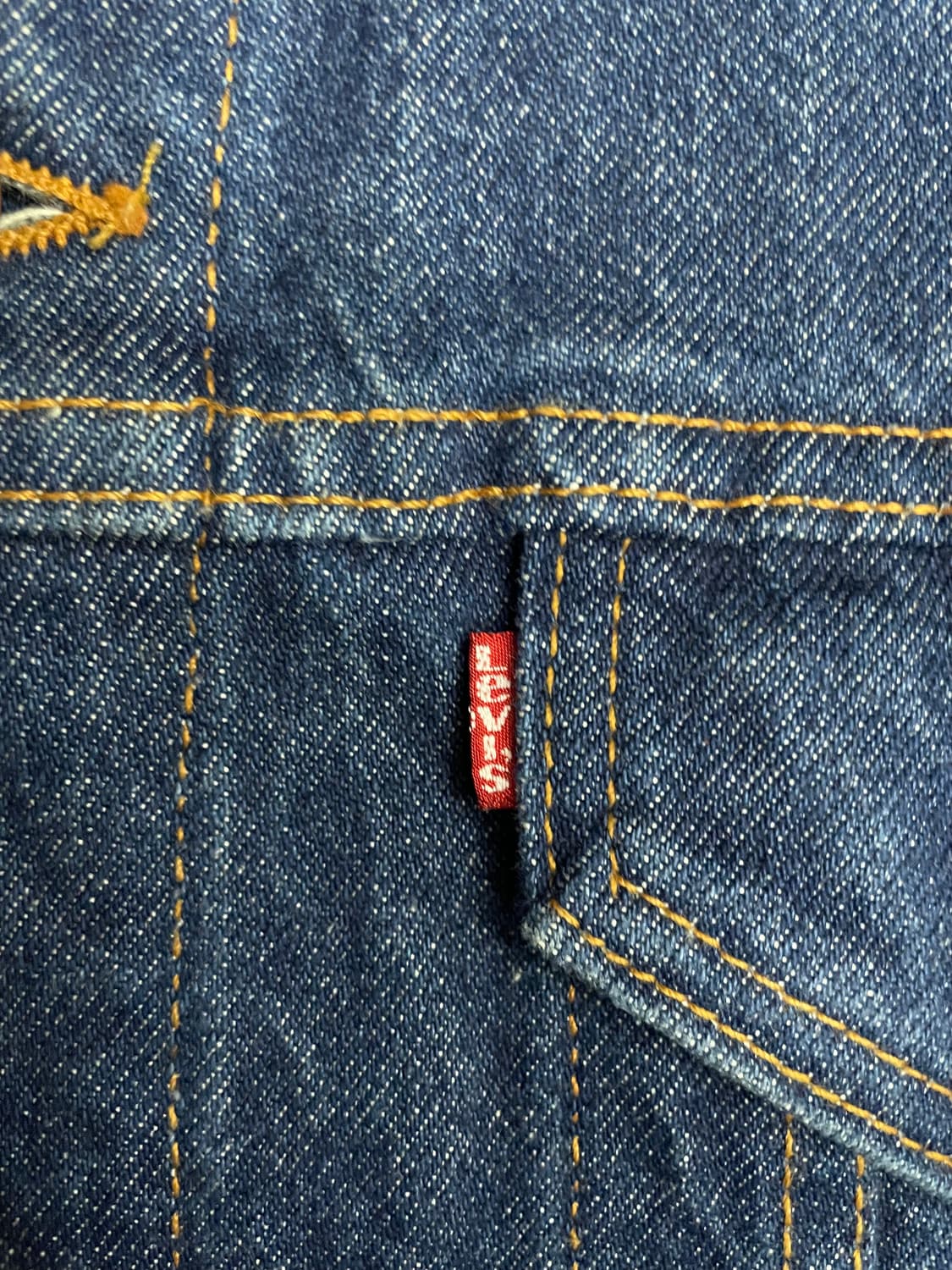 리바이스 민트급 90s USA 70516-0216 트러커 데님 자켓 상품이미지5