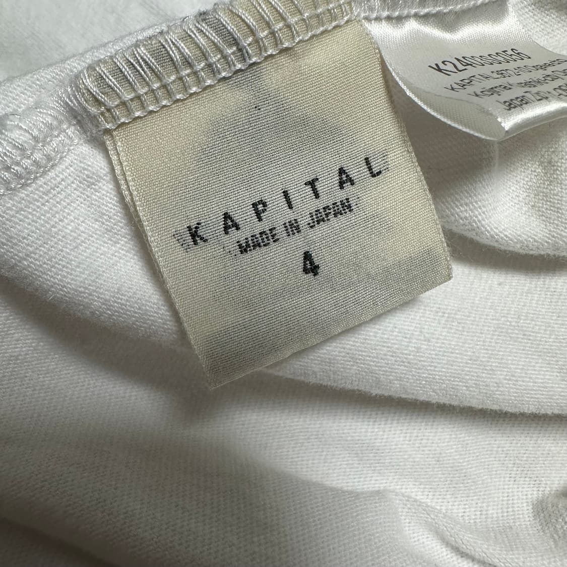 캐피탈 20 저지 브이넥 링거 티셔츠 4사이즈 상품이미지5