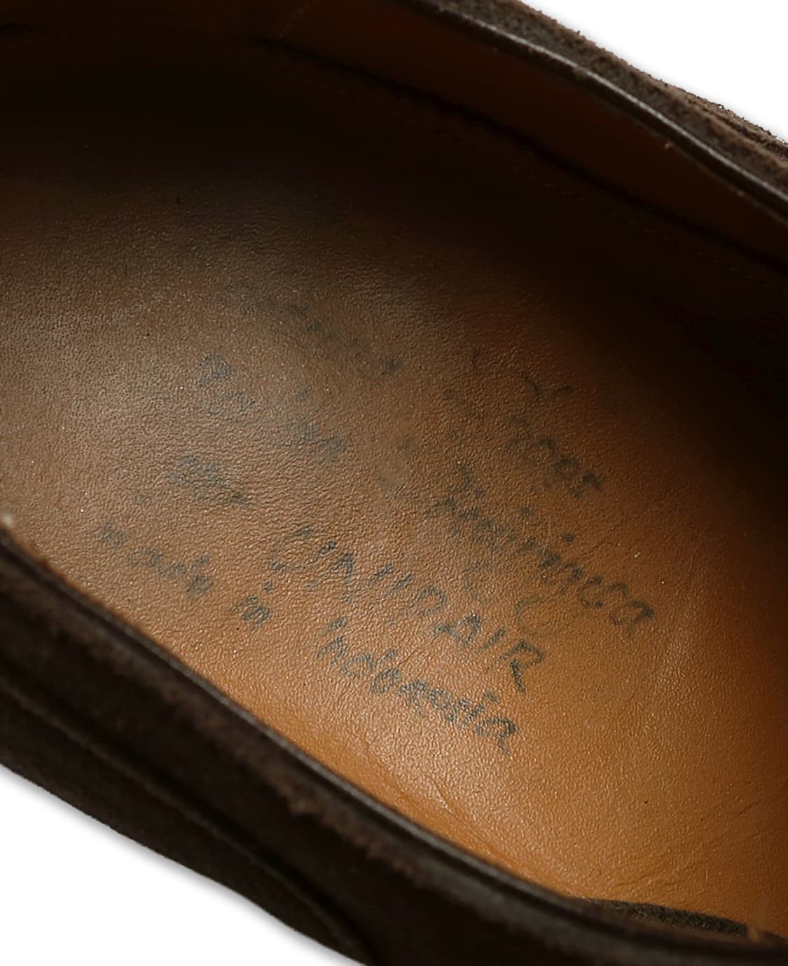 엔조 보나페 [Enzo Bonafe] 다크 브라운 스웨이드 레더 유팁구두 상품이미지9