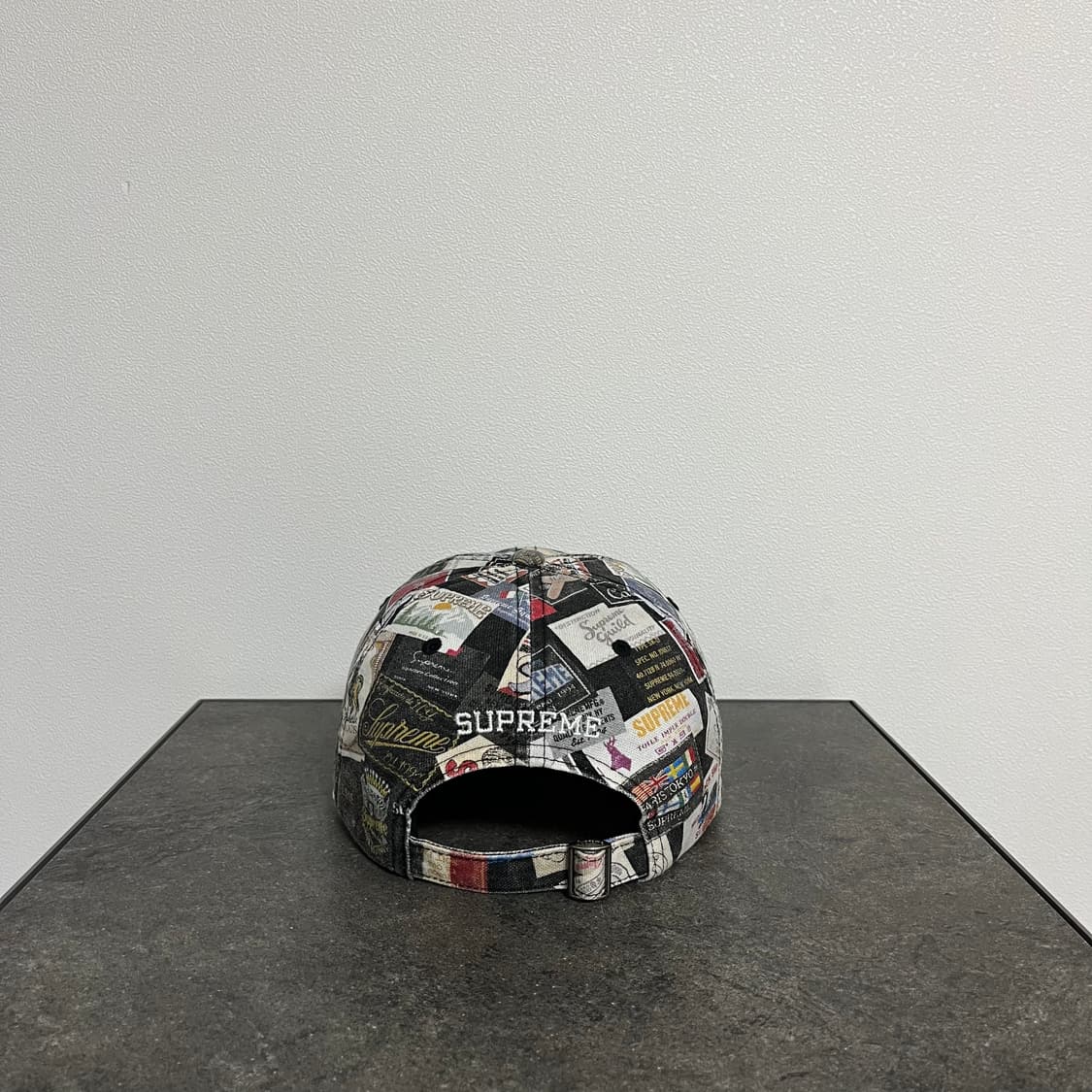 슈프림 라벨 매거진 볼캡 모자 6패널 캡 상품이미지2