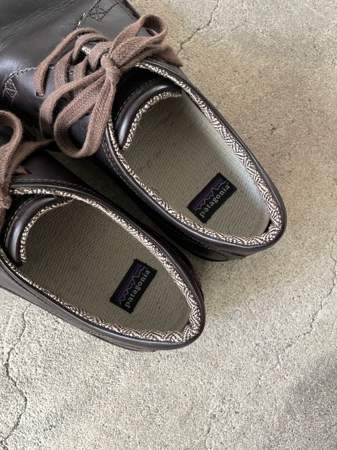 00s Patagonia Loulu Velvet Brown Leather 상품이미지9