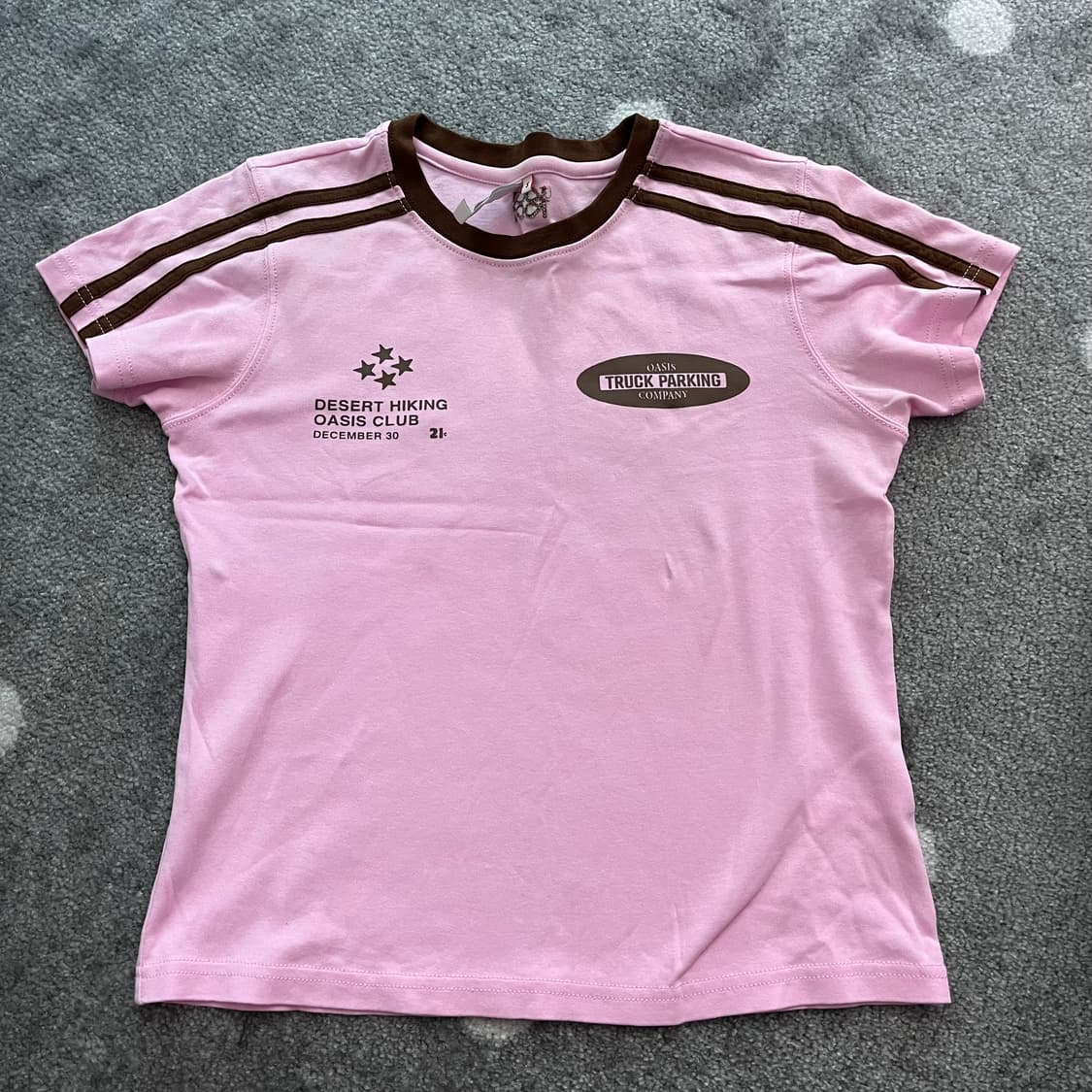 Kijun Oasis Football T-shirt Pink 상품이미지3