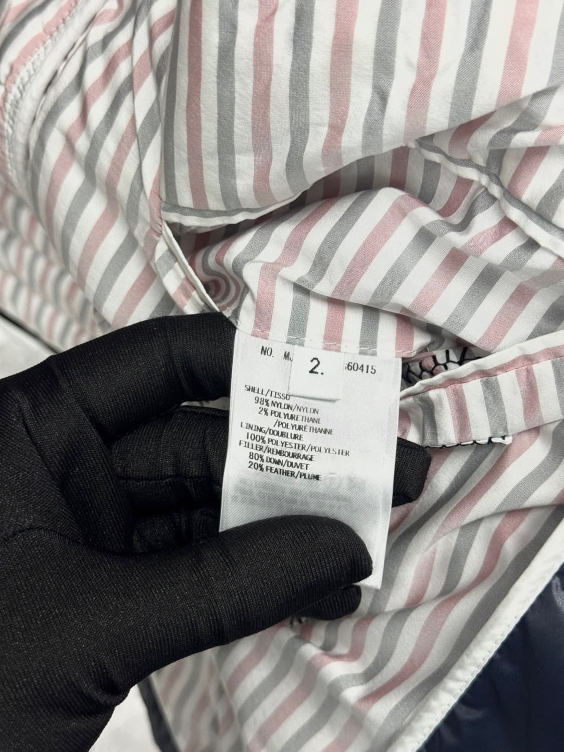 [2] 톰브라운 사선 후드 경량 패딩 자켓 2 size 상품이미지4