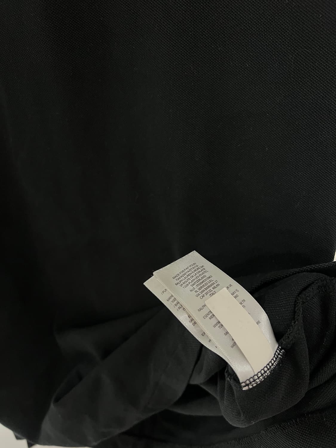 폴로 랄프로렌 블랙 카라티 상품이미지4